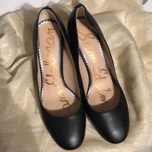Sam Edelman Junie Black heels size 7M
